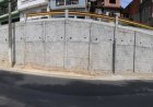 Avanço das obras do muro de contenção melhora segurança na av. Tônico Lenci