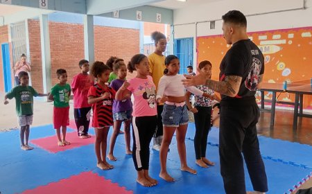 Programa Esporte Presente leva atividades esportivas e recreativas à escola em Francisco Morato