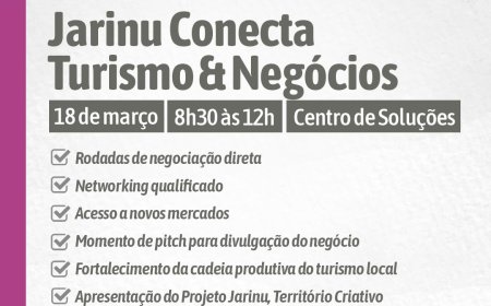 Jarinu promove Encontro de Negócios para fortalecer turismo e pequenos empreendedores