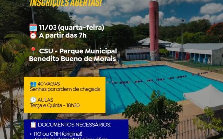 CSU abre inscrições para aulas de hidroginástica
