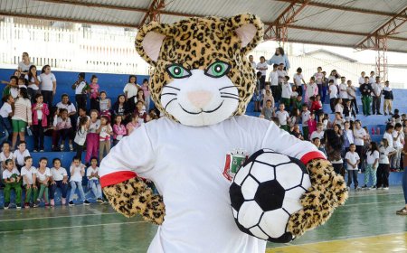 Mascote Babu leva animação às escolas e convida alunos para os Jogos Escolares