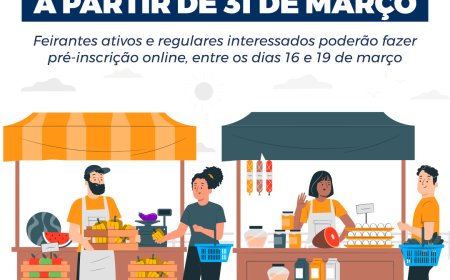 Saiba como trabalhar na nova feira livre de Várzea Paulista, no Parque da Família