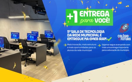 EMEB Iran inaugura Sala de Tecnologia para fortalecer aprendizagem dos alunos