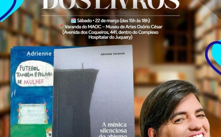 Adrienne Savazoni apresenta duas obras inéditas e participa de tarde de autógrafos no Complexo Hospitalar do Juquery