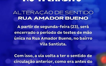 Rua Amador Bueno volta a ter mão dupla após período de testes em Franco da Rocha