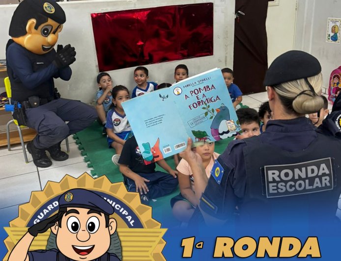 Roda escolar estreia com novo mascote Segurito em Caieiras