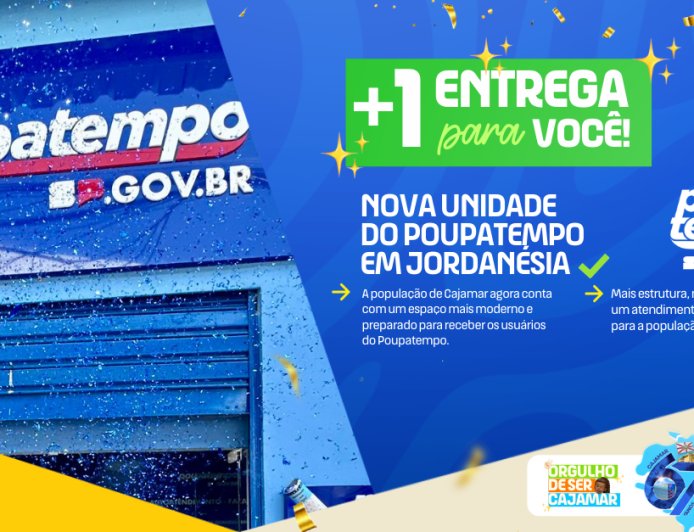 Nova unidade do Poupatempo é entregue em Jordanésia