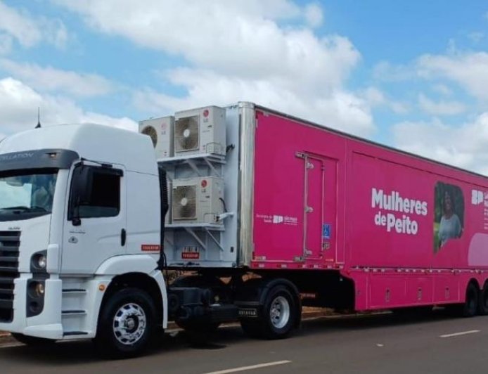 Carreta da Mamografia vai atender de 3 a 14 de março na Praça da Bíblia