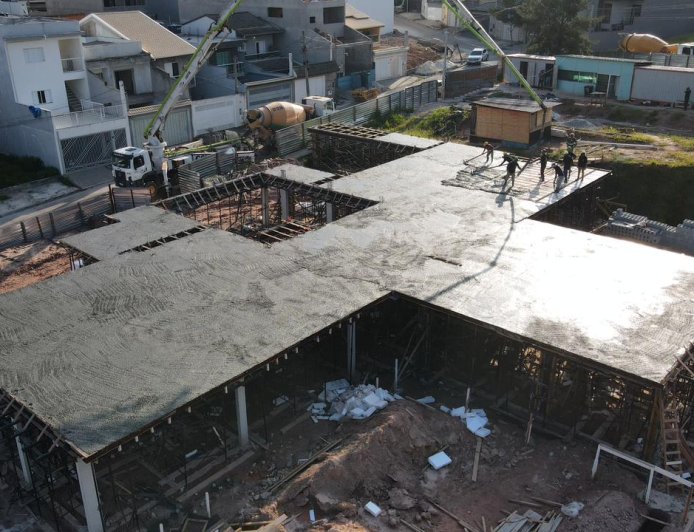 Obras da Unidade Básica San Marino avançam e reforçam investimentos na saúde em Caieiras