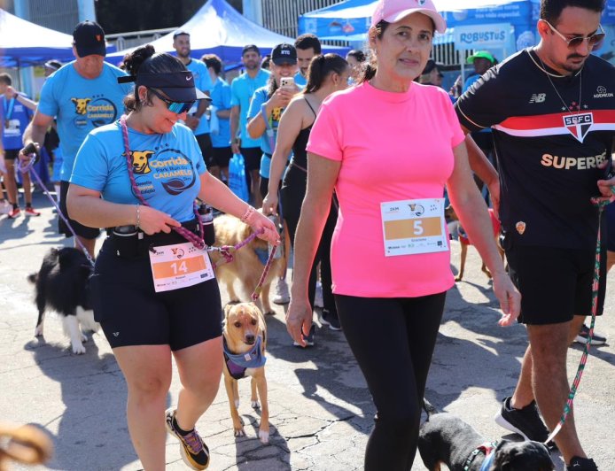 Corrida Park Run do Caramelo reúne atletas e amantes dos animais em Caieiras