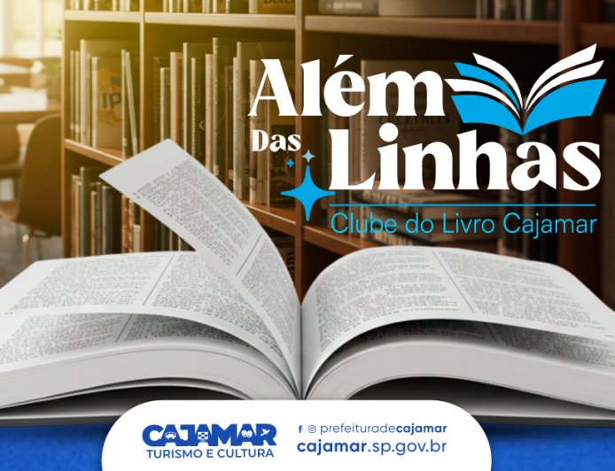 Clube do Livro “Além das Linhas” inicia encontros em abril na Biblioteca Municipal
