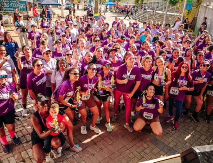 ‘Elas Correm Franco’ reúne 600 participantes em celebração ao mês da mulher