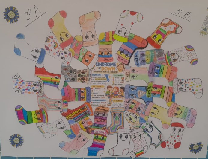 Alunos de escola municipal participam de ação especial pelo Dia Mundial da Síndrome de Down