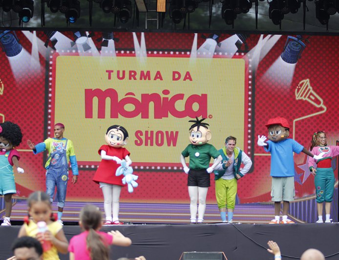 Turma da Mônica se apresenta em Francisco Morato