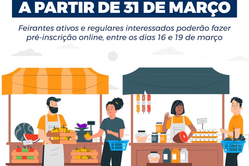 Saiba como trabalhar na nova feira livre de Várzea Paulista, no Parque da Família