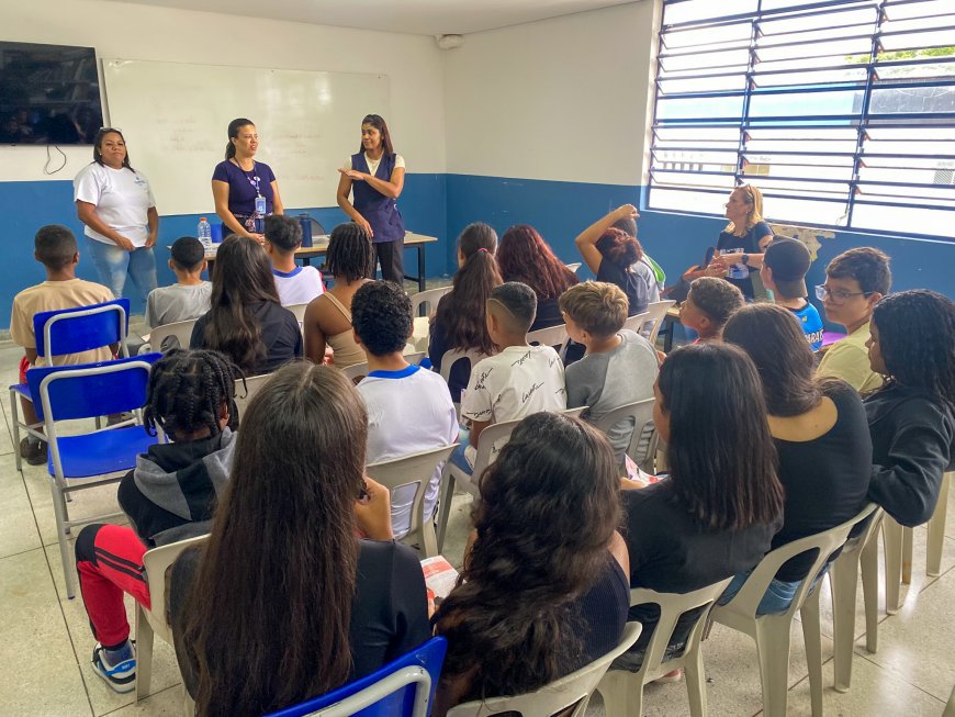 Prefeitura de Cajamar promoveu palestras de conscientização contra a gravidez na adolescência nas escolas municipais