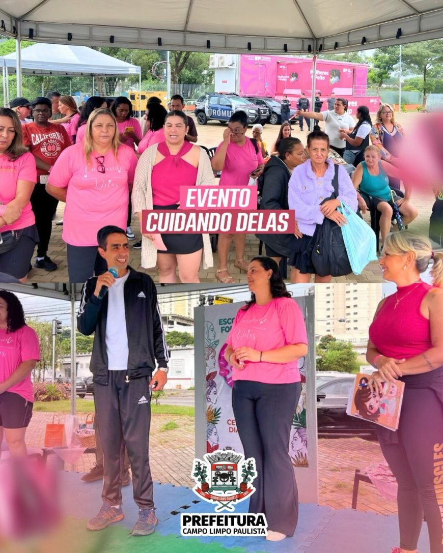 Campo Limpo Paulista promove manhã especial de cuidados e atividades em homenagem ao Dia da Mulher