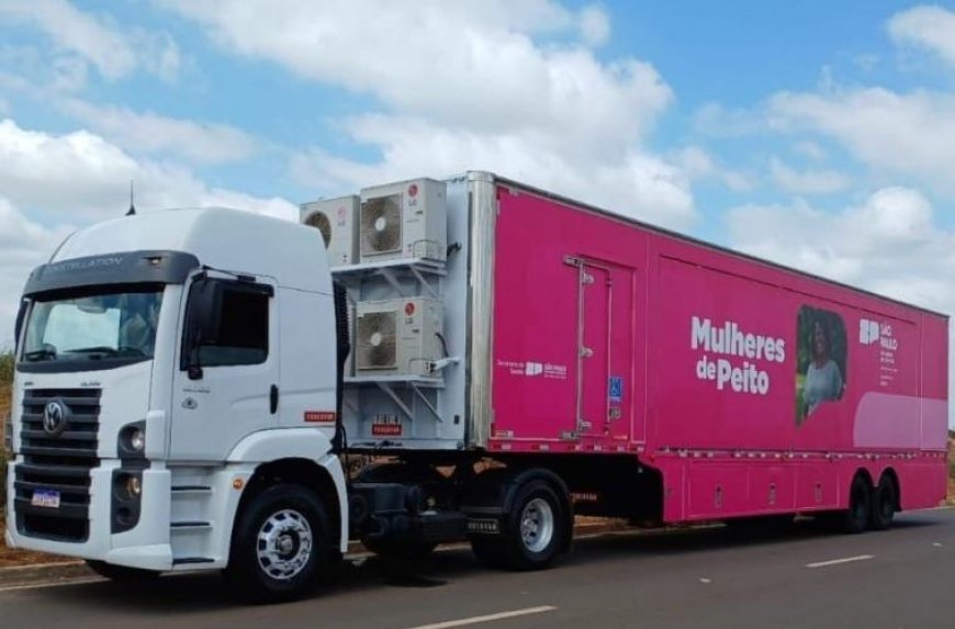Carreta da Mamografia vai atender de 3 a 14 de março na Praça da Bíblia