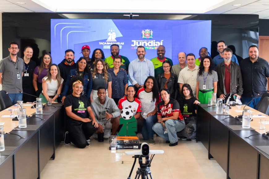 Taça das Favelas 2026 é lançada em Jundiaí com 24 equipes e cerca de 800 atletas