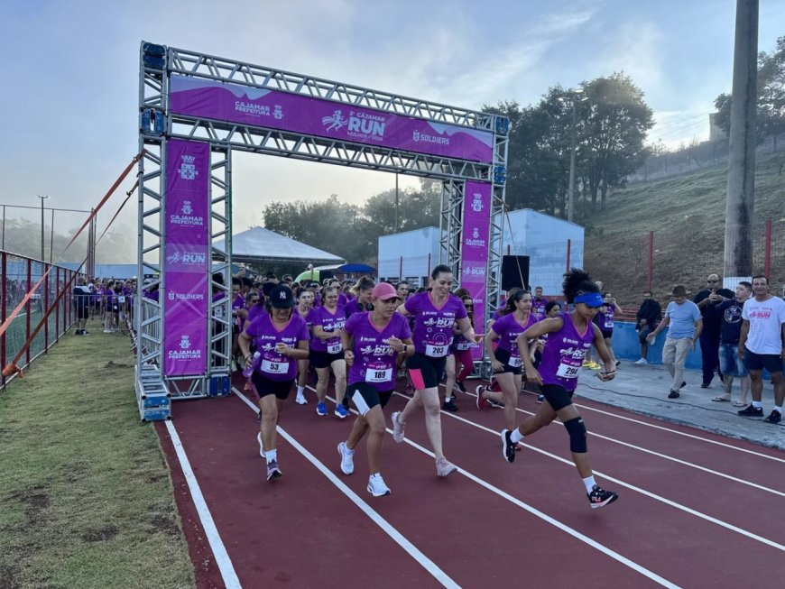 2ª Cajamar Run Mulher reúne centenas de participantes em homenagem ao Dia Internacional da Mulher