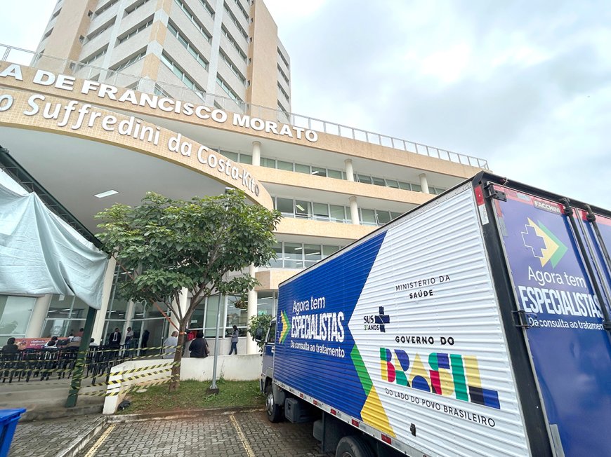 Francisco Morato recebe Carreta da Oftalmologia