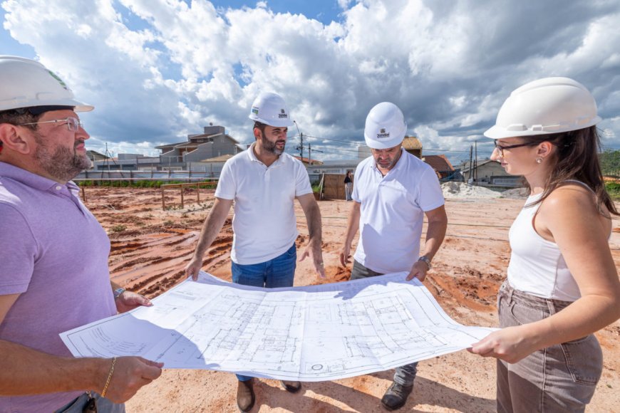 Obra da nova EMEB Helena Galimberti marca retomada de investimentos em educação