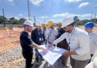 Prefeitura de Cajamar fiscaliza obras da Sabesp e acompanha cronograma de execução