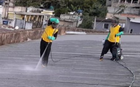 Prefeitura garante medidas de segurança e realiza desinfecção na E.M. Carlos Drummond de Andrade