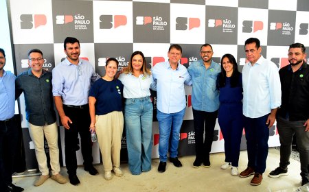 Governador, Ildo Gusmão e Lorena Oliveira inauguram piscinão