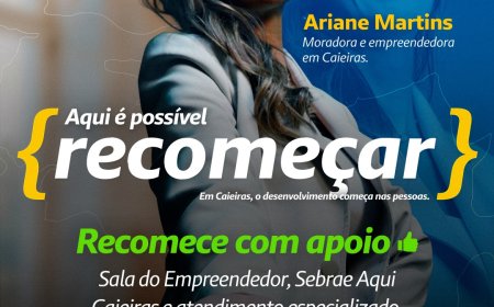 Programas de incentivo fortalecem o recomeço de empreendedores em Caieiras