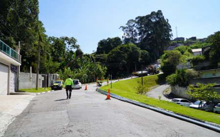 Prefeitura instala defensas metálicas e amplia a segurança viária no Serpa