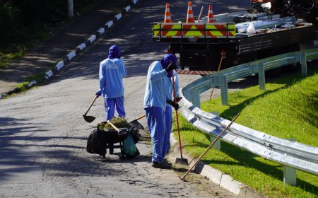 Rua Arnaldo Cunha Leite recebe melhorias para reforçar a segurança viária em Caieiras