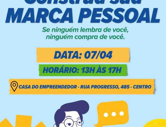 Curso do Sebrae ensina como construir uma marca pessoal forte e se destacar no mercado