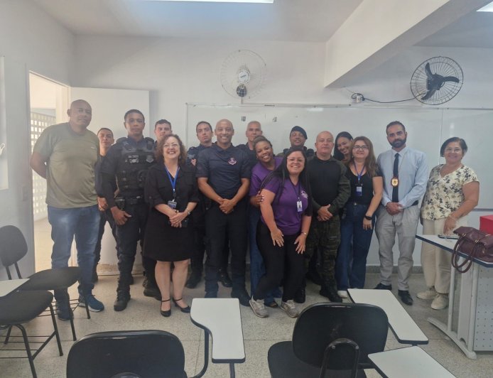 Guarda Municipal participa de capacitação para fortalecer atendimento às mulheres vítimas de violência