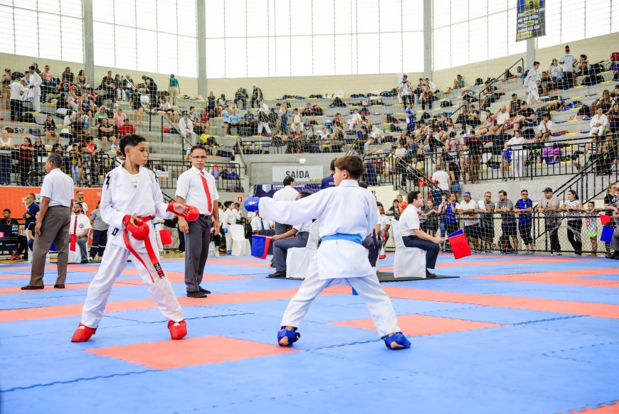 Município conquista título de karatê em etapa classificatória para estadual