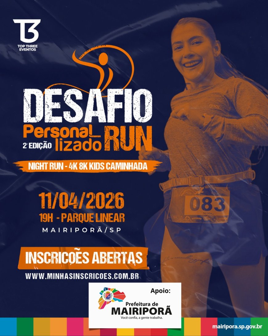 Mairiporã recebe a 2ª edição do Desafio Run Personalizado – Night Run