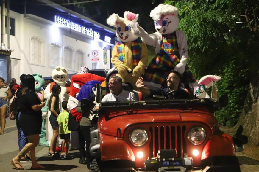 Páscoa Iluminada leva alegria e união para as famílias caieirenses