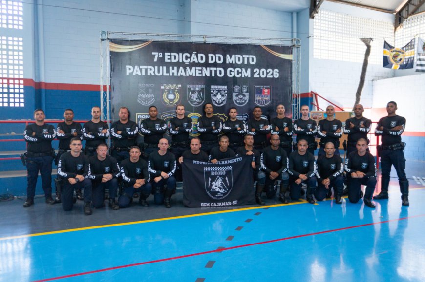 Curso de Motopatrulhamento forma 26 agentes e reforça a segurança pública em Cajamar