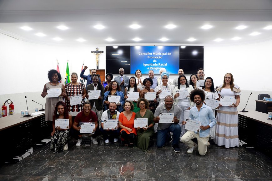 Novos membros do Conselho Municipal de Igualdade Racial e Religiosa tomam posse em Franco da Rocha