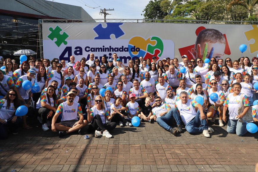 Caminhada do Autismo reúne  centenas de pessoas em Caieiras e reforça a importância da inclusão