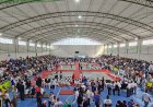 Atletas das aulas gratuitas da Prefeitura de Jarinu participam de torneio de judô regional no Ginásio de Esportes