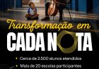 Música transforma o ambiente escolar e aproxima estudantes da cultura em Caieiras