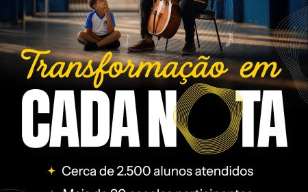 Música transforma o ambiente escolar e aproxima estudantes da cultura em Caieiras