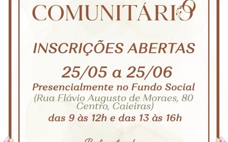 Inscrições abertas para o Casamento Comunitário 2026 em Caieiras