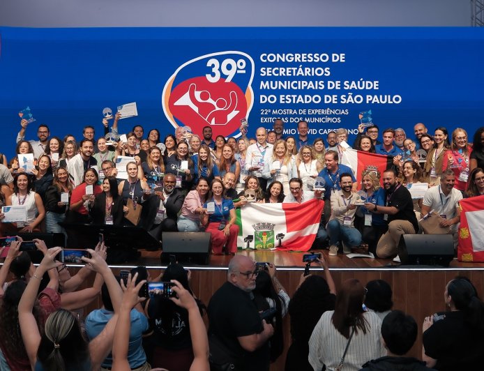 Franco da Rocha é destaque em Congresso Estadual de Saúde com três premiações
