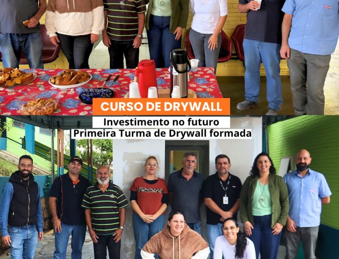 Campo Limpo Paulista celebra conclusão de curso gratuito de Drywall e amplia oportunidades de qualificação profissional