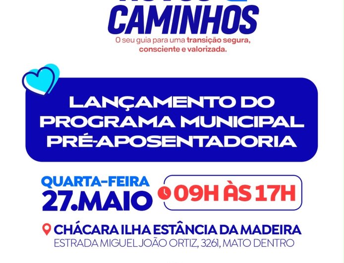 Prefeitura de Franco da Rocha lança programa de preparação para aposentadoria