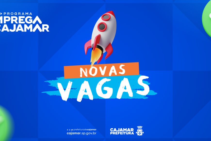 Emprega Cajamar divulga mais de 90 vagas em diferentes áreas de atuação