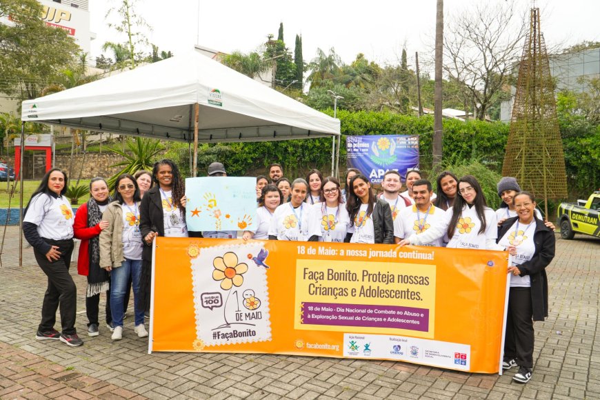 Caieiras promove ação de conscientização no Maio Laranja
