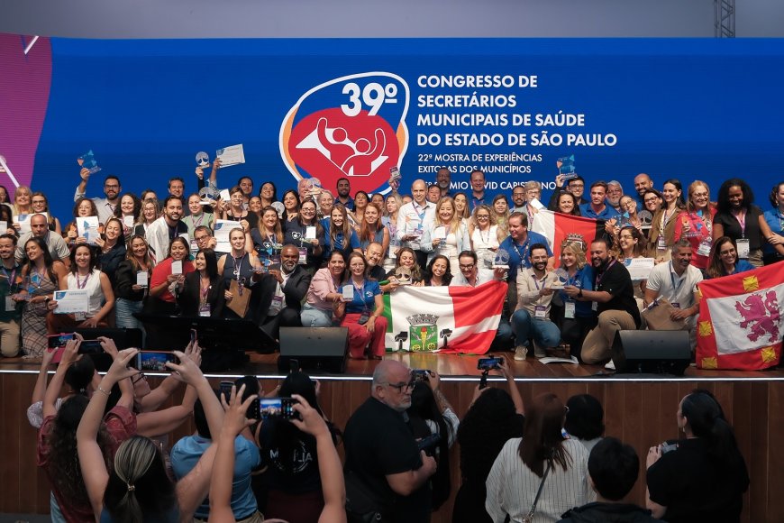 Franco da Rocha é destaque em Congresso Estadual de Saúde com três premiações